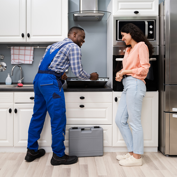 what kind of warranty do you offer on your cooktop repair services in Hurley